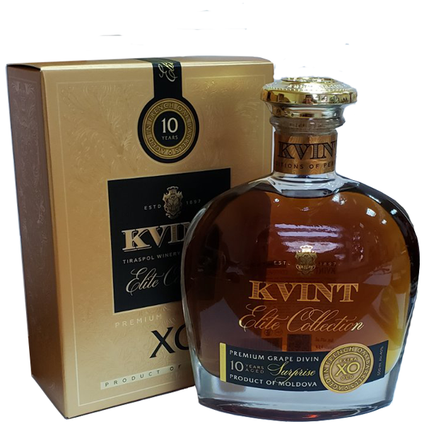 Дивин KVINT XO SURPRISE 10 лет decanter