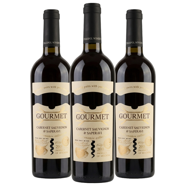 Вино Cabernet Sauvignon & Saperavi сухое красное 0,75л